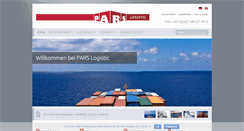 Desktop Screenshot of parslogistic.com